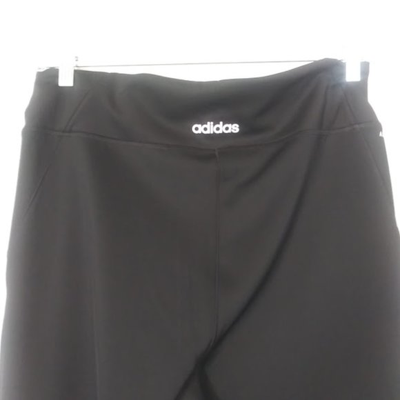 Adidas Aeroready Women's Size XL High Rise 3 Striped Compression Active Pants - Picture 4 of 12